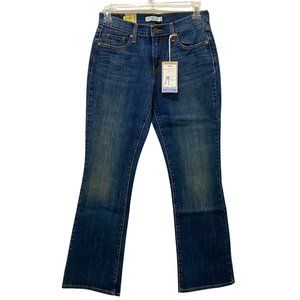 Vintage Levis 515 Boot Cut Womens Jeans Flap Pockets Dark Wash Size 6 -12 New WT